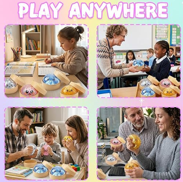 Dumpling Squishy, Colorful Dumplings Stress Balls Fidget Sensory