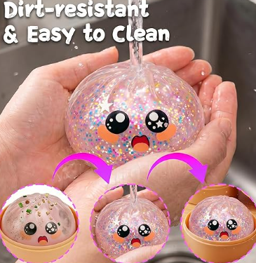 Dumpling Squishy, Colorful Dumplings Stress Balls Fidget Sensory