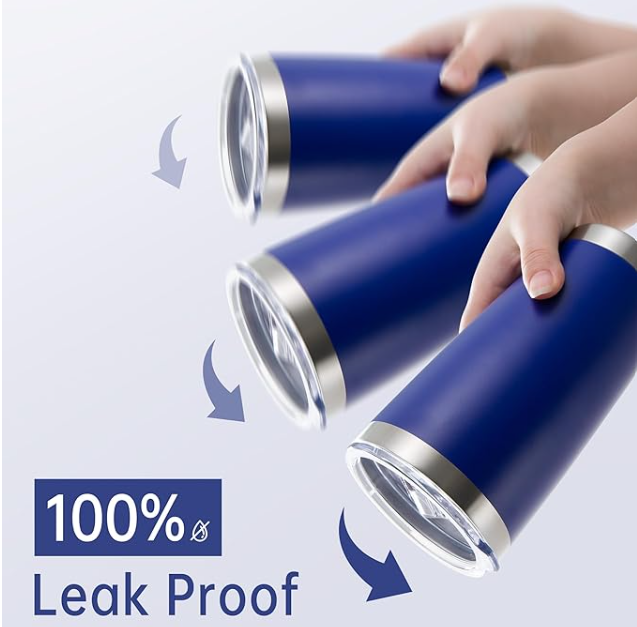 Tumblers Bulk Stainless Steel Tumbler with Lid Double Wall Vacuum Insulated Coffee Mug
