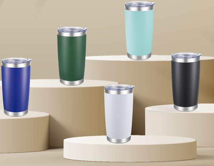 Tumblers Bulk Stainless Steel Tumbler with Lid Double Wall Vacuum Insulated Coffee Mug